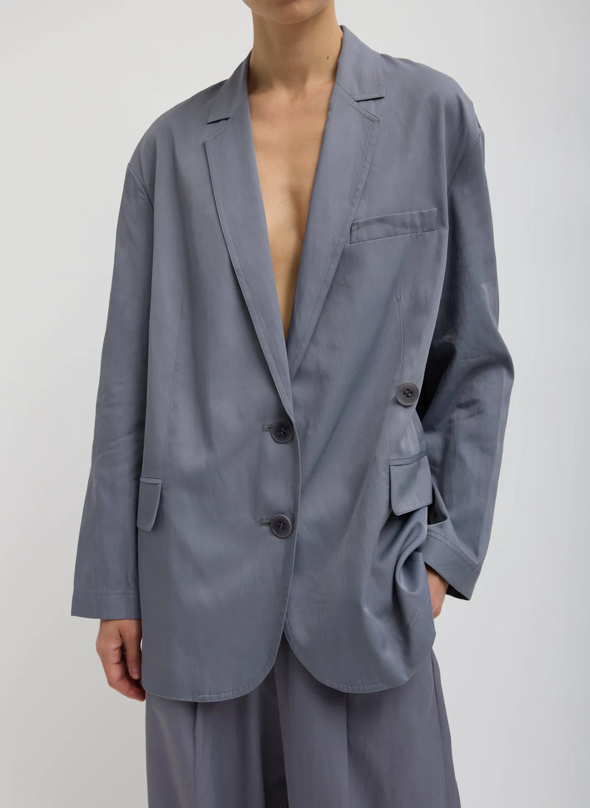 Drapey Suiting Liam Blazer