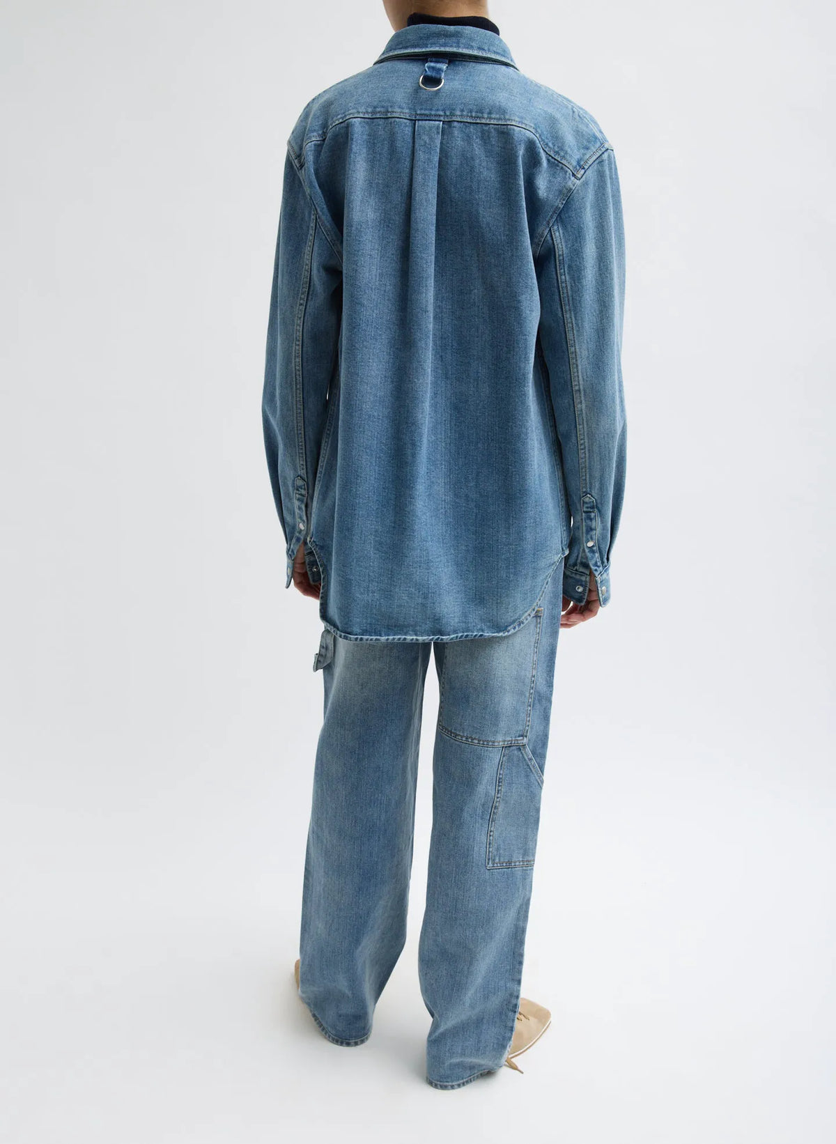 Classic Wash Denim Easy Shirt