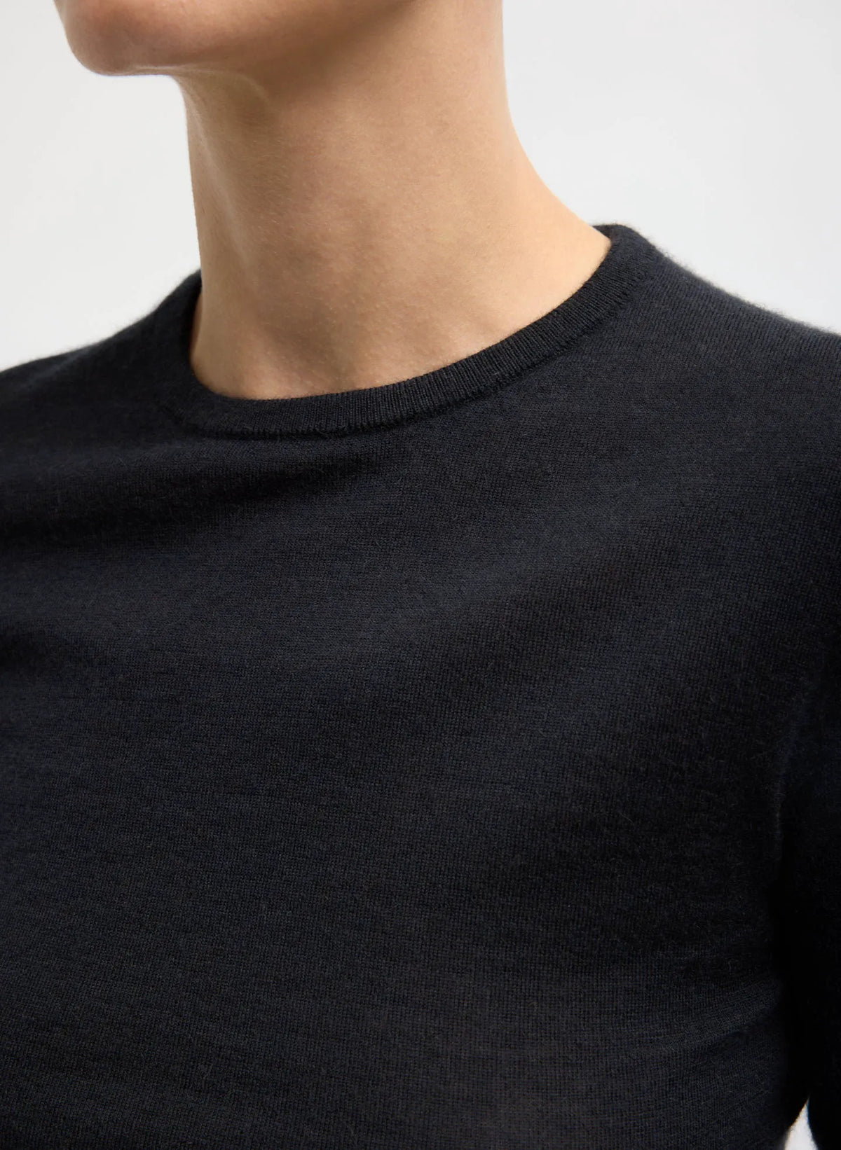 Tissue Cashmere Crewneck Pullover