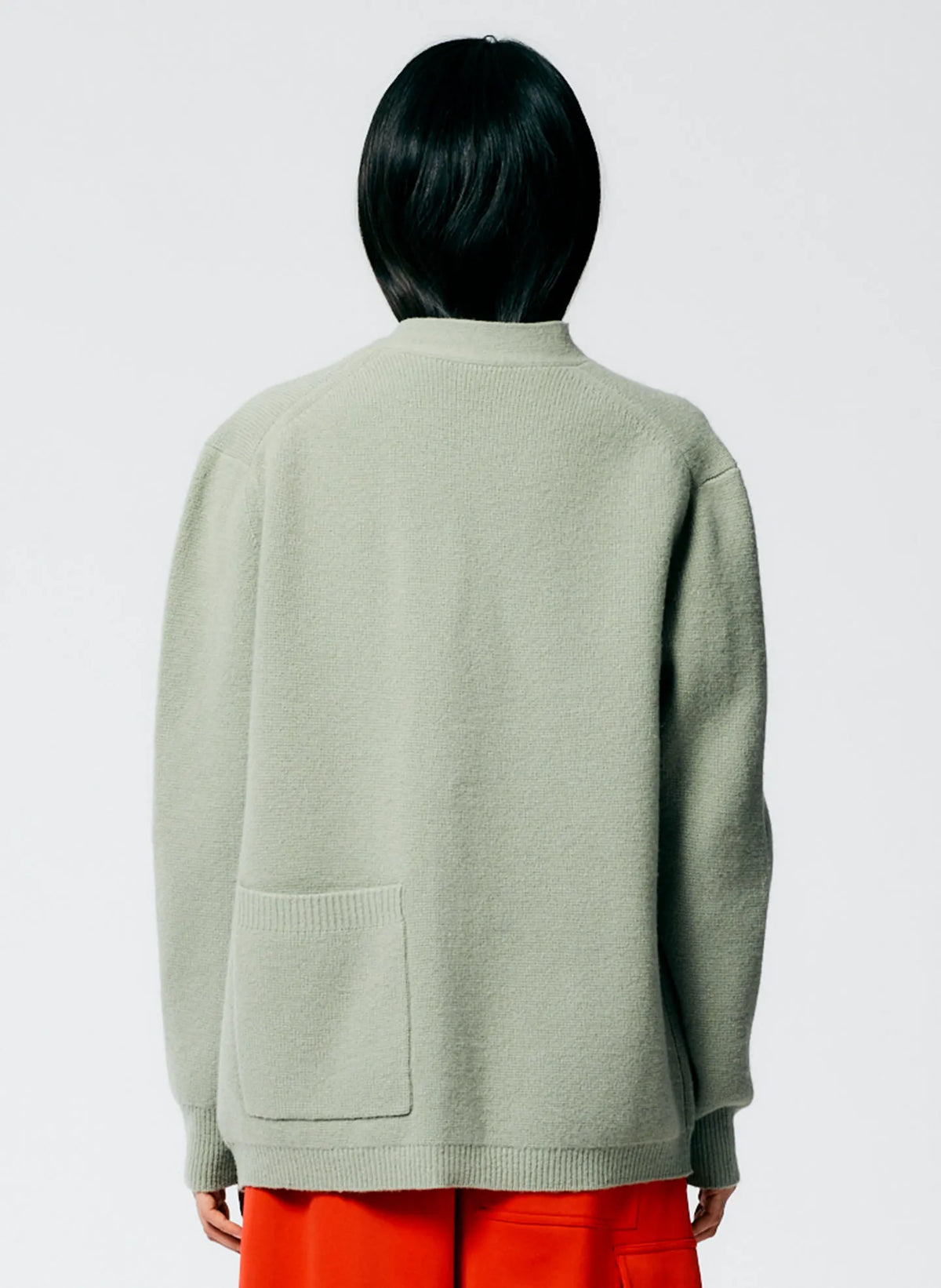 Soft Lambswool Distressed Cardigan