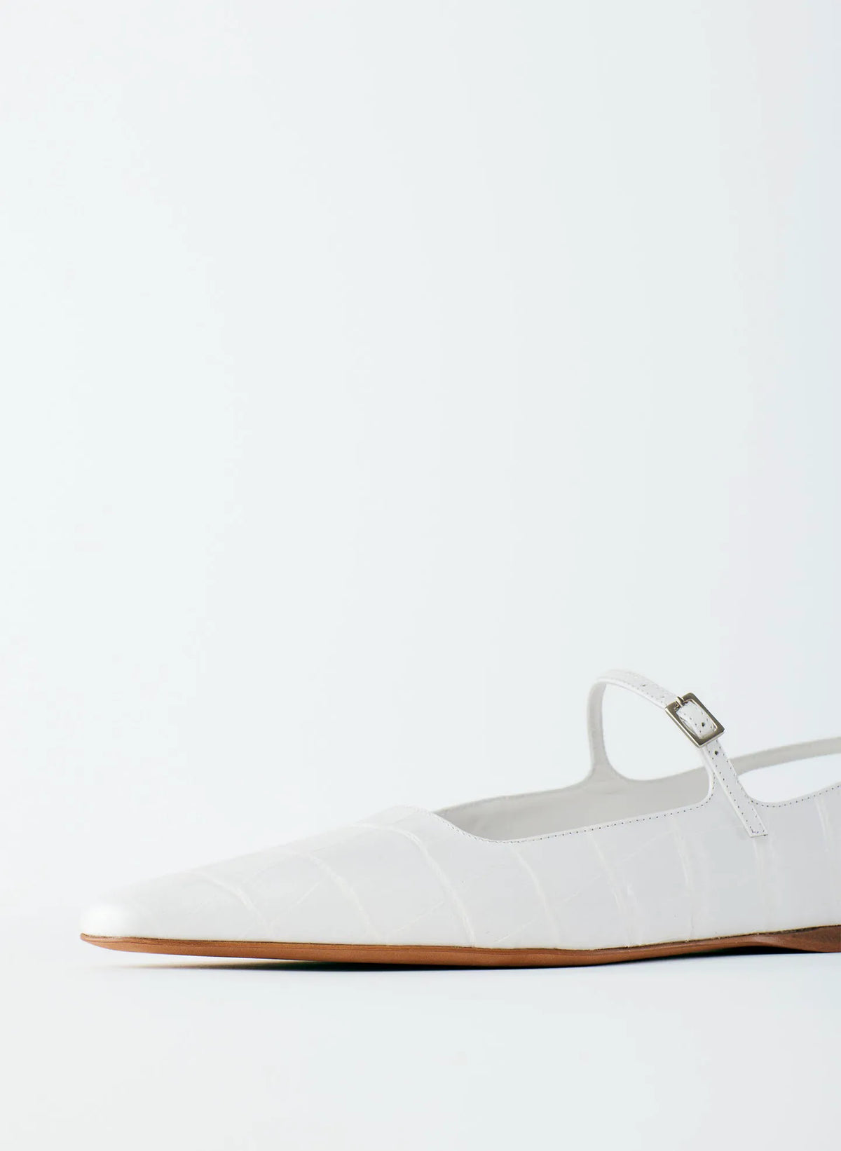 Croc Print Rudy Flat