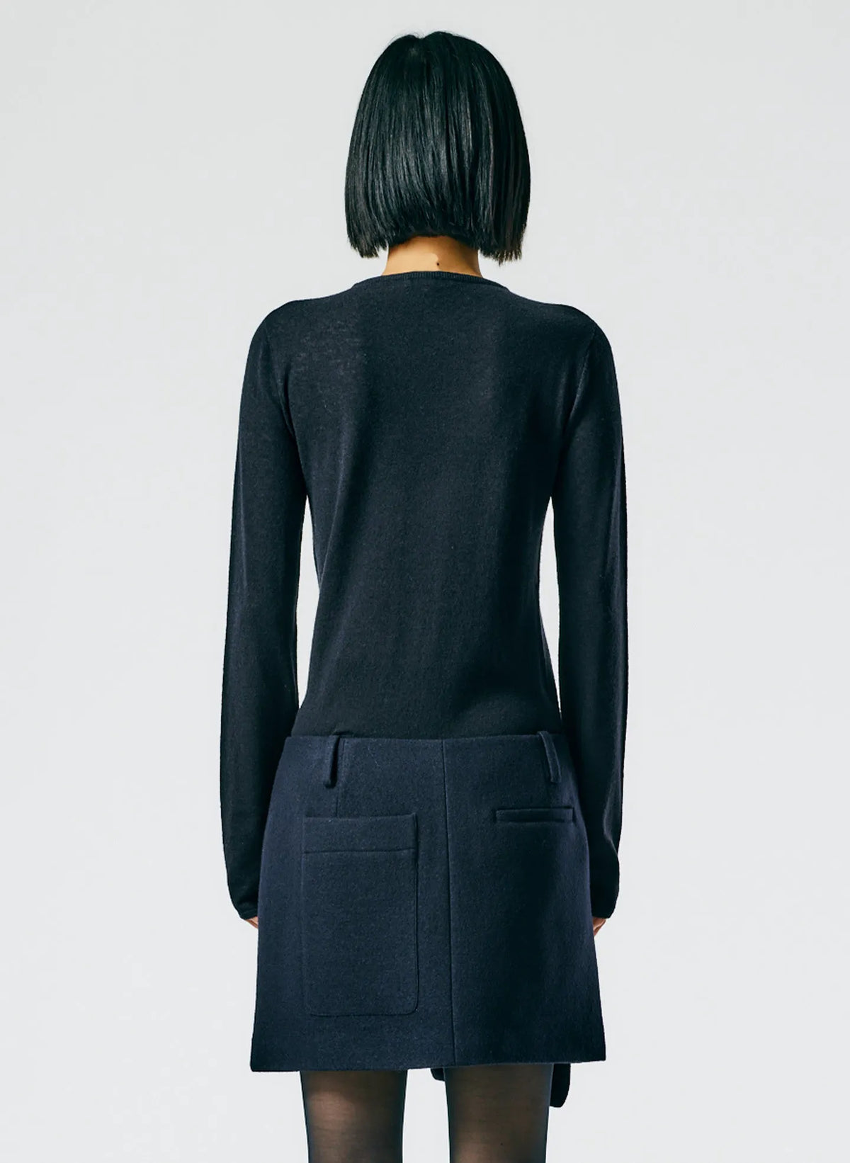 Skinlike Mercerized Wool Soft Sheer Pullover