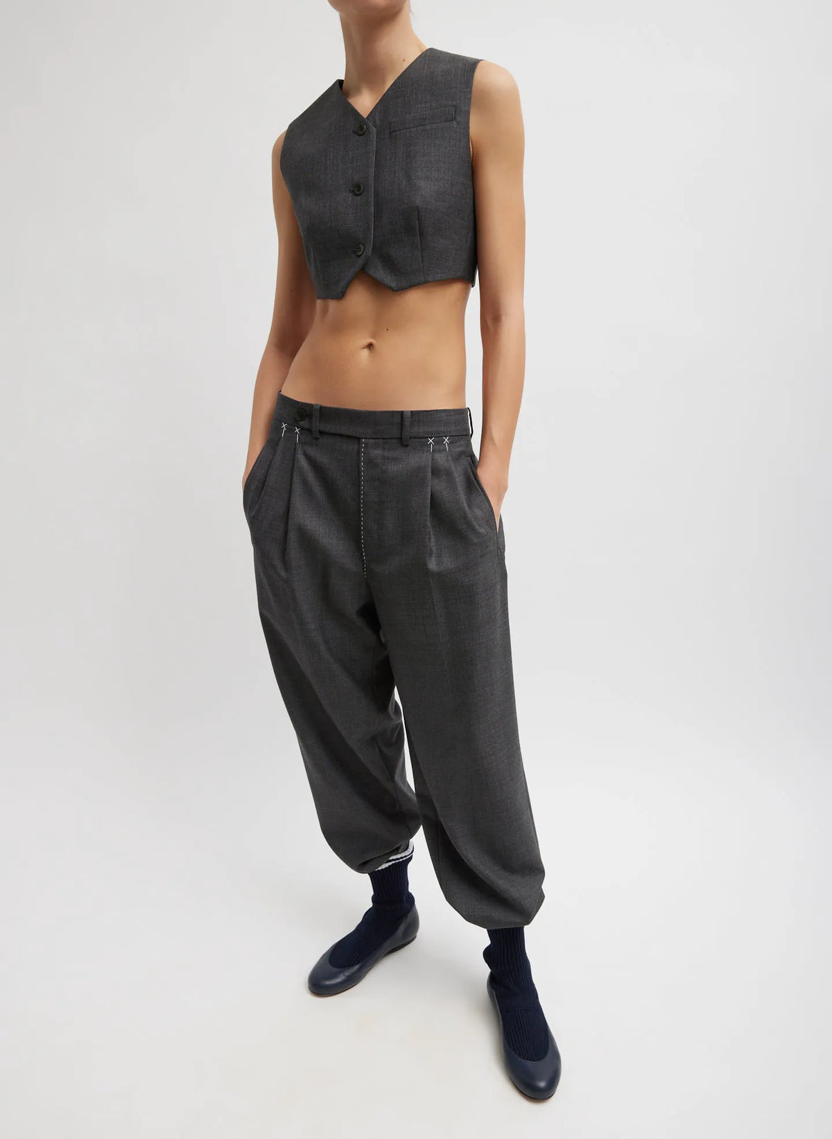 Ellis Suiting Shrunken Vest