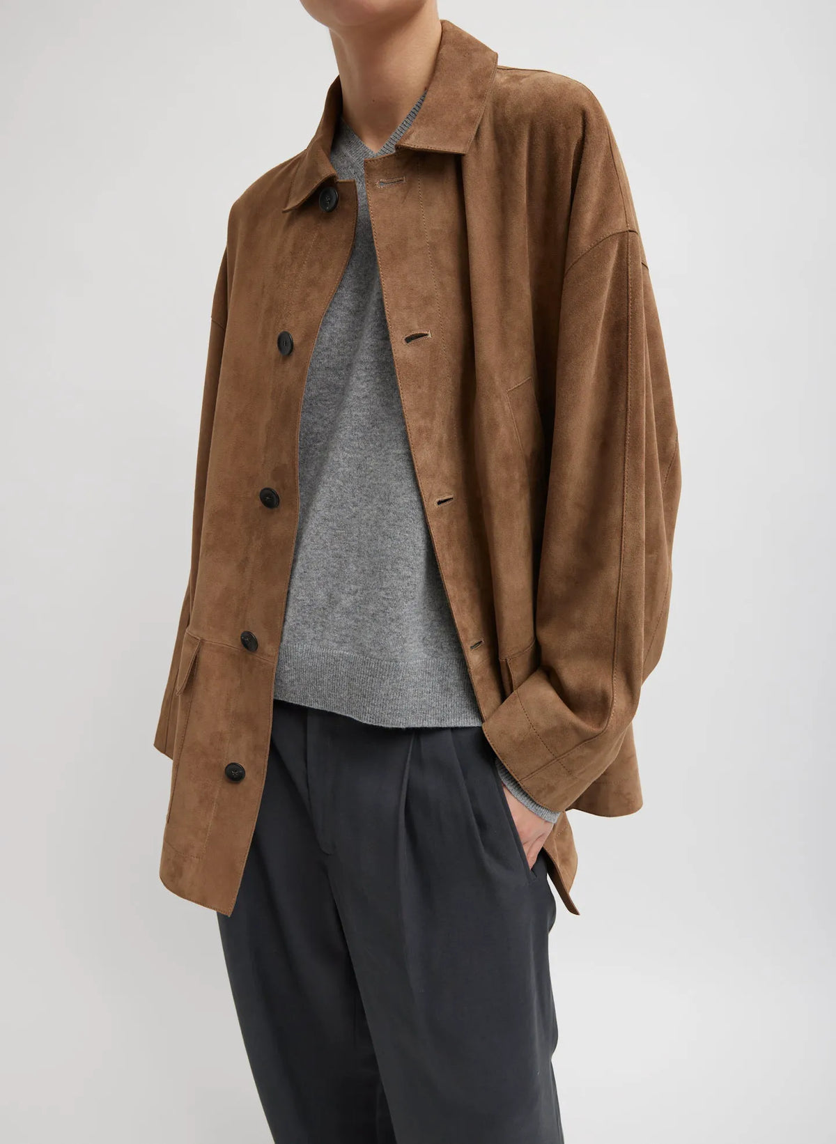 Suede Carcoat