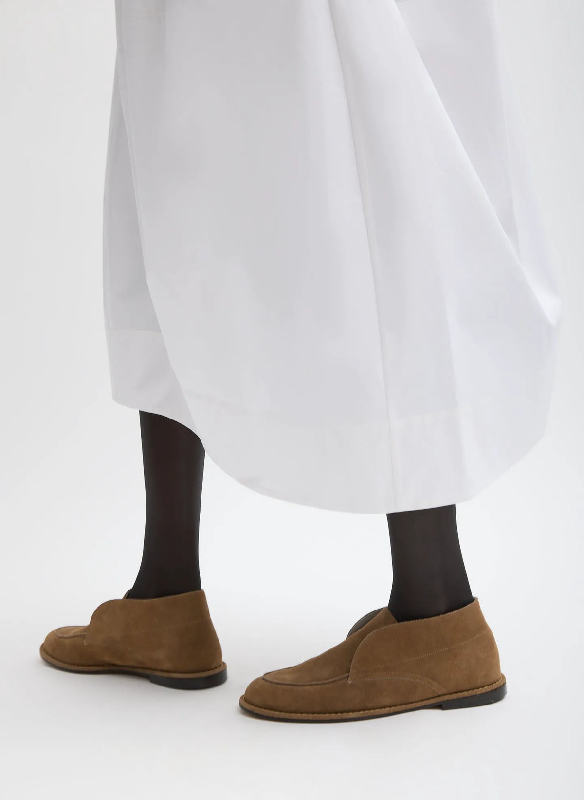 Compact Eco Poplin Balloon Dress
