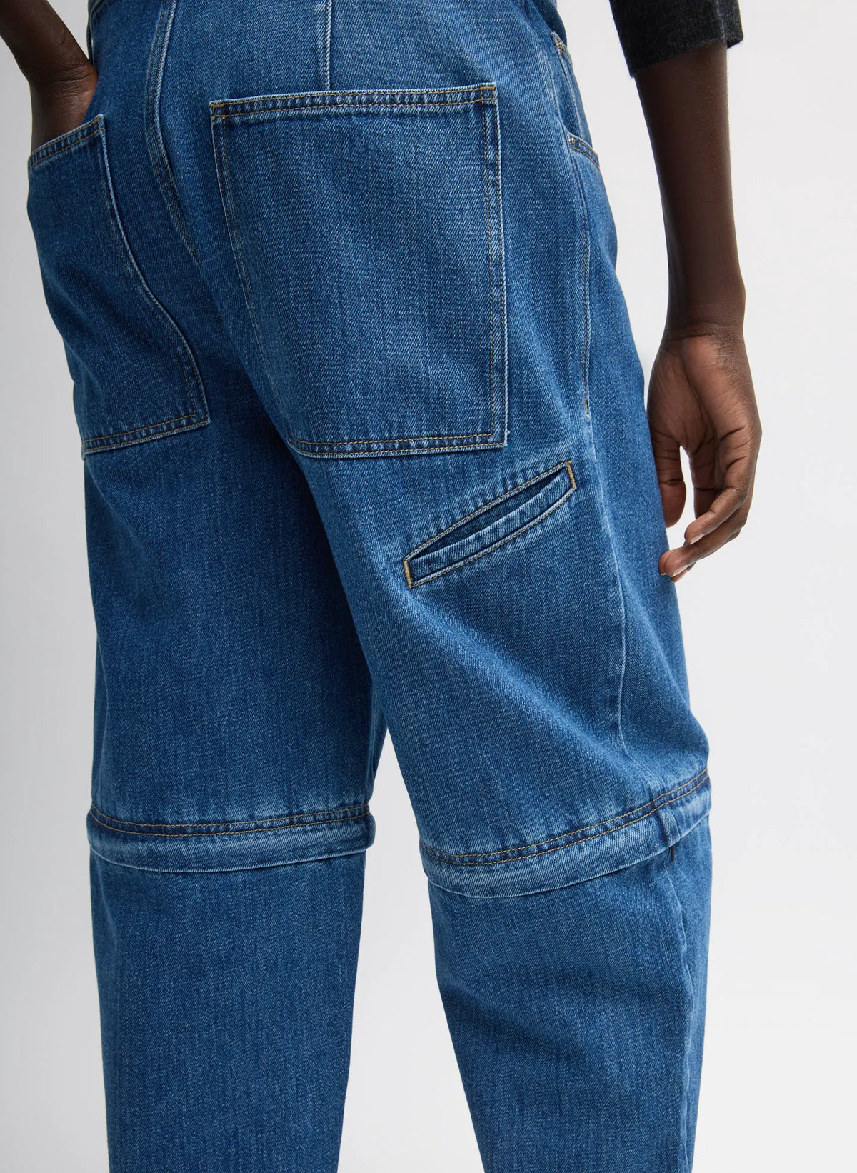 Lars Denim Convertible Zip Jean