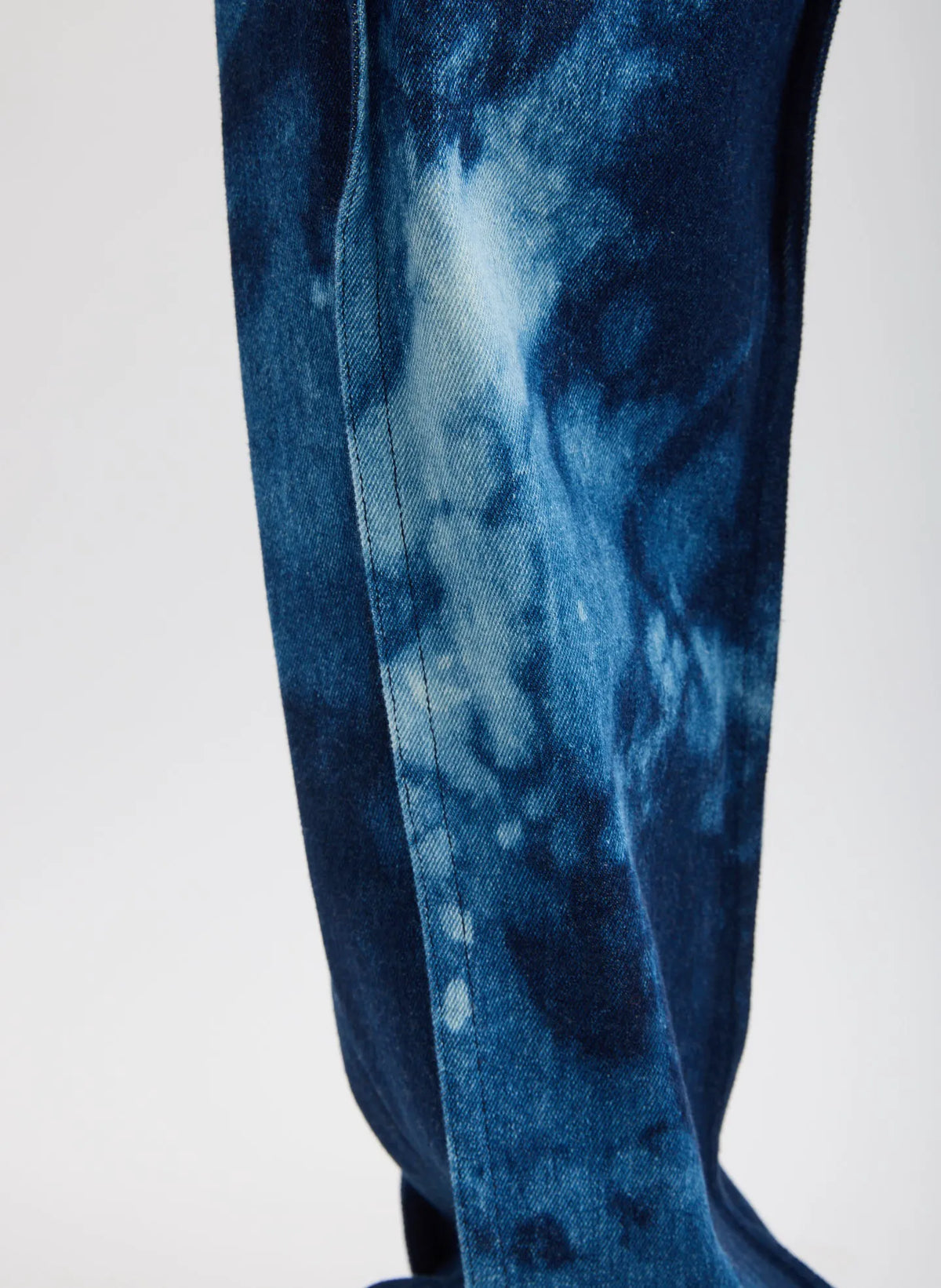 Tie Dye Denim Tuck Jean