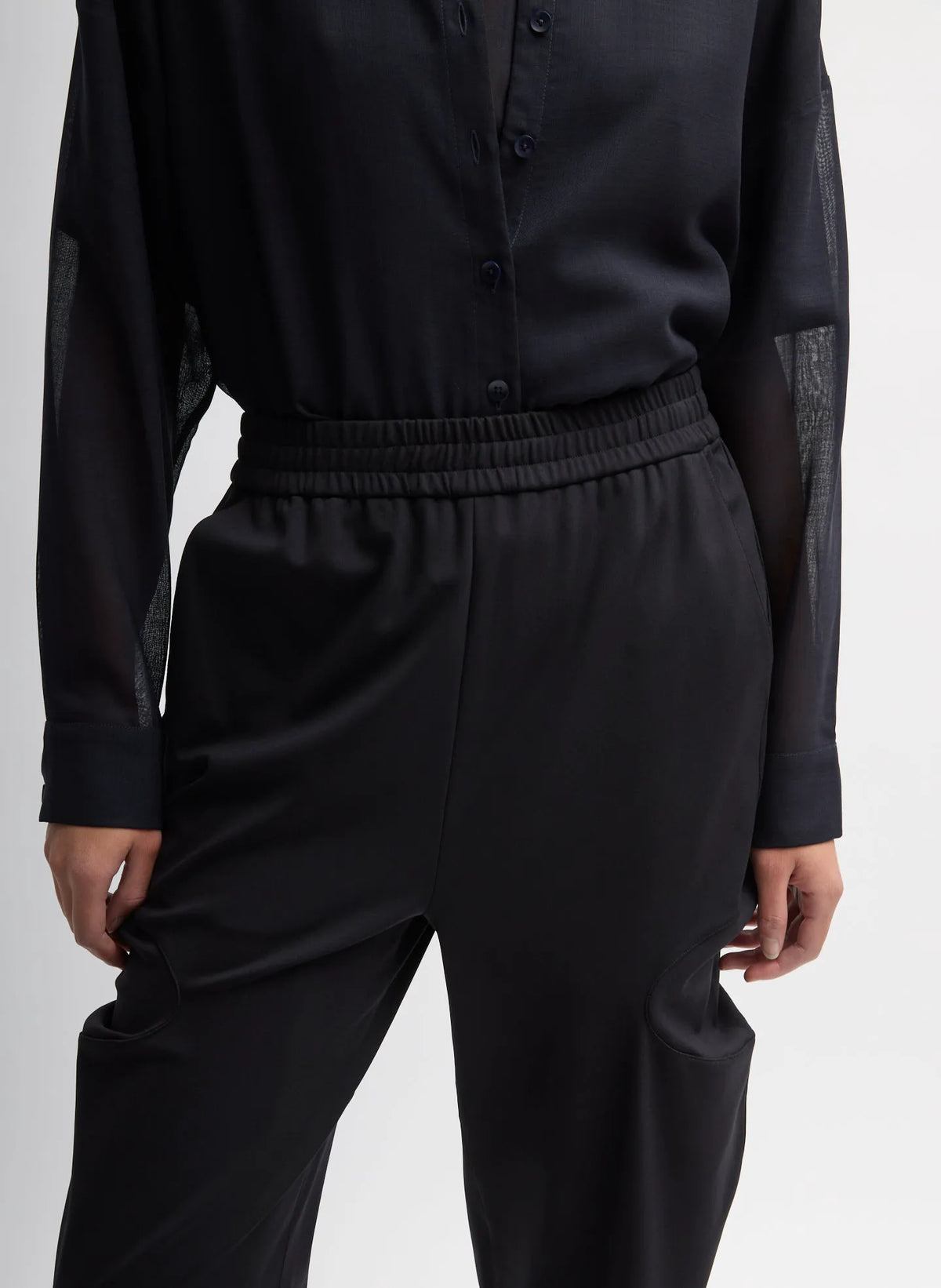 Compact Ultra Stretch Knit Sculpted Meir Pant