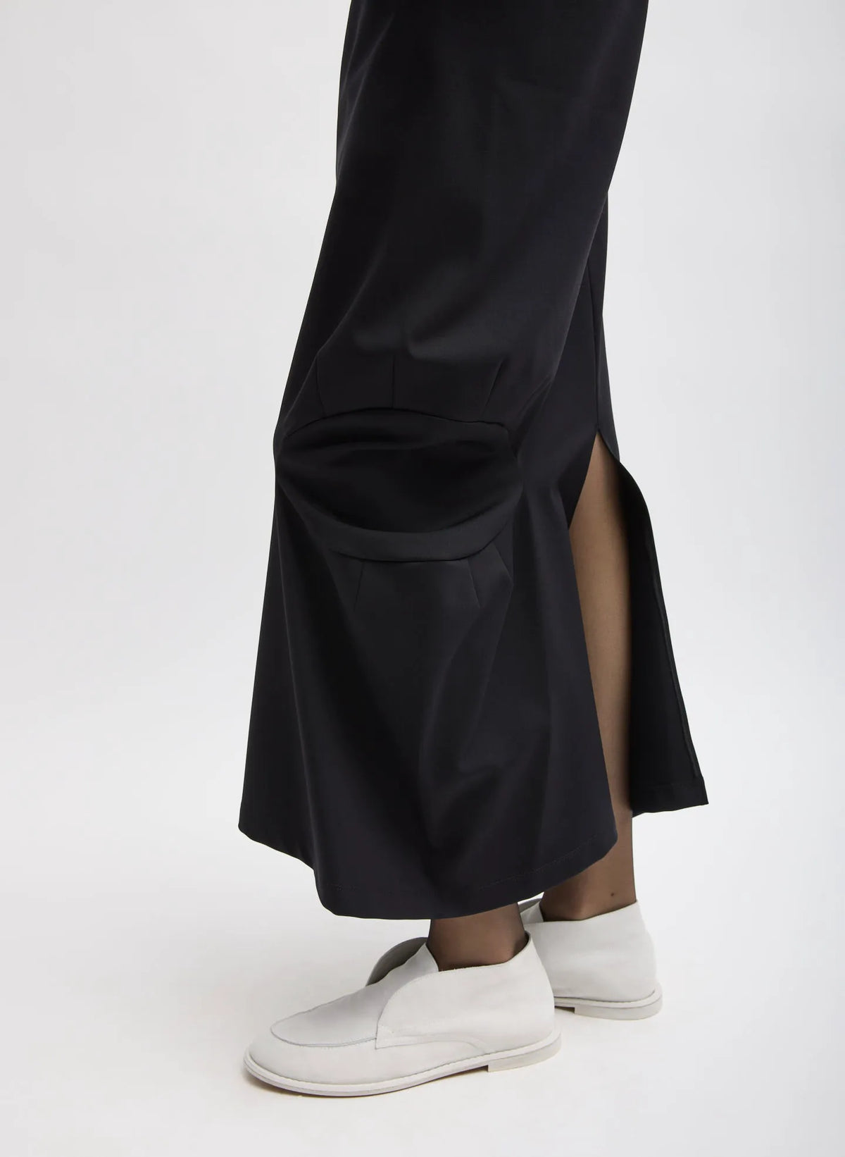 Compact Ultra Stretch Knit Sculpted Meir Trouser Skirt