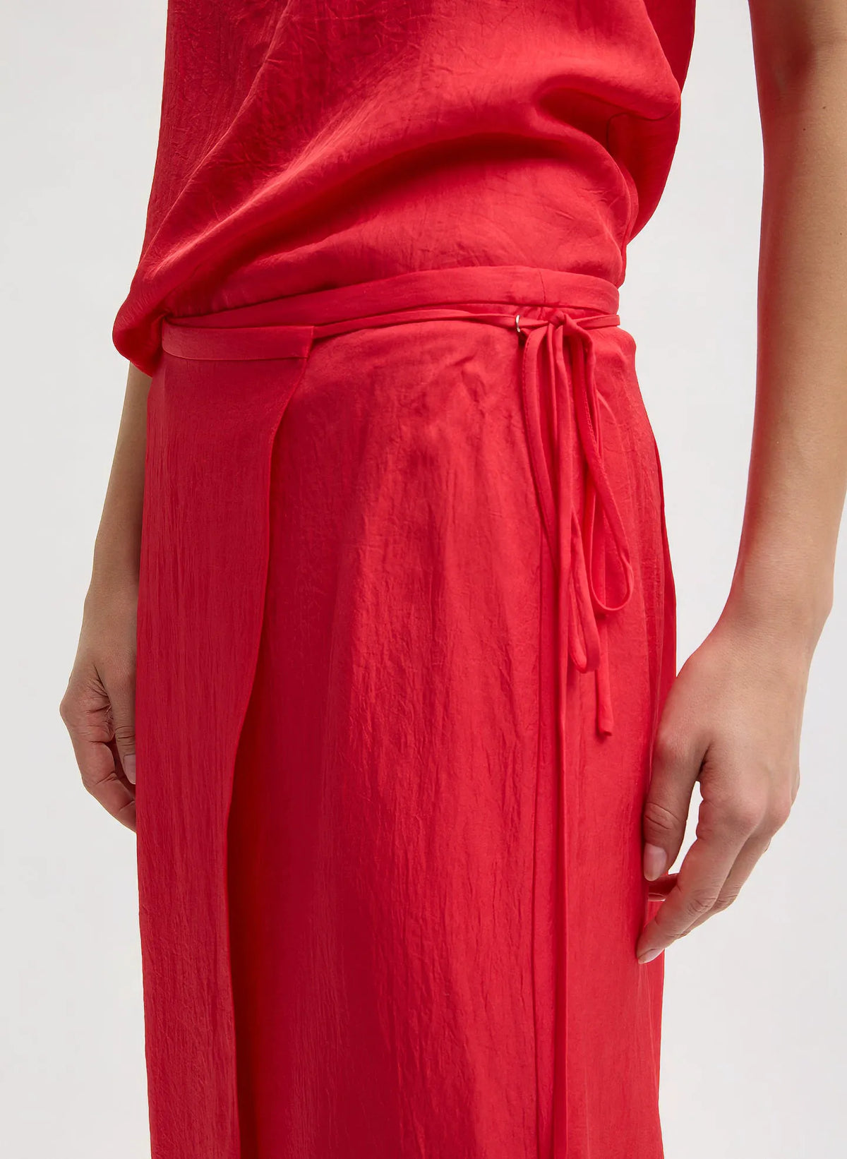 Summer Slip Wrap Skirt