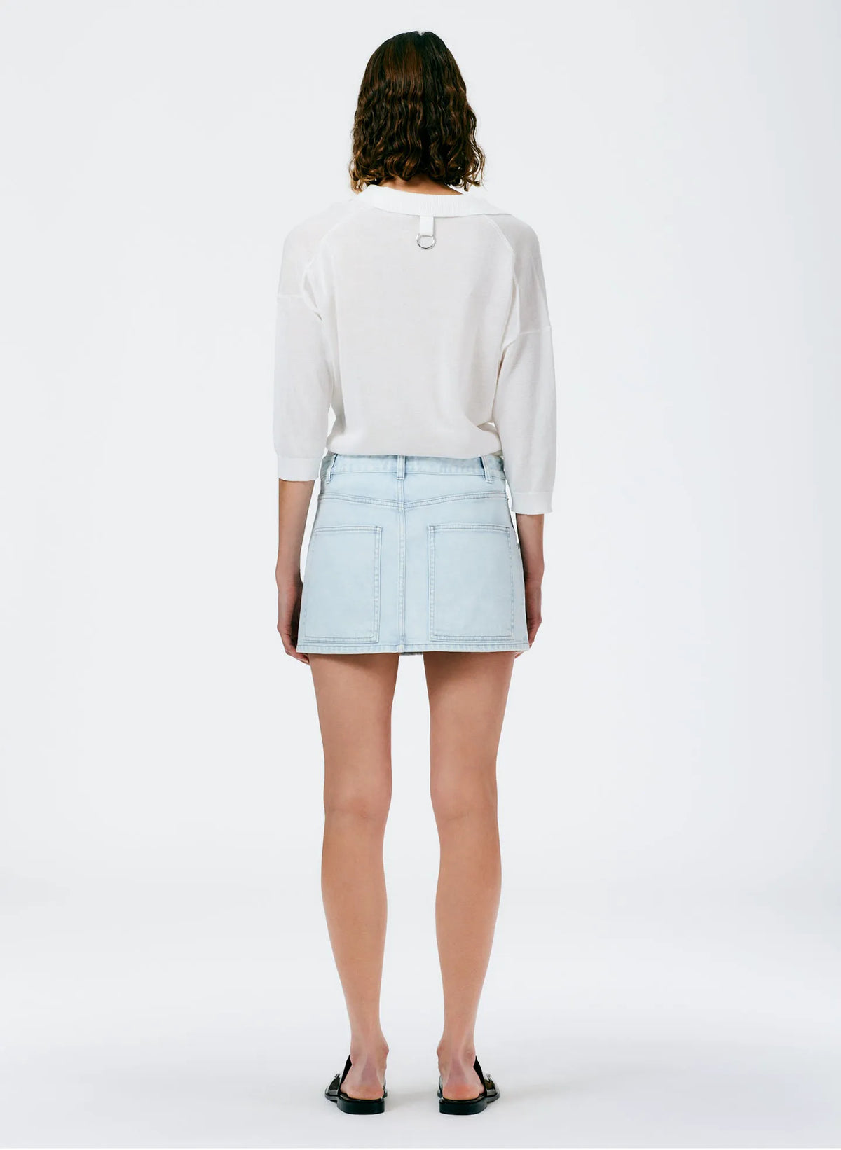 Crispy Viscose Sweater Easy Polo