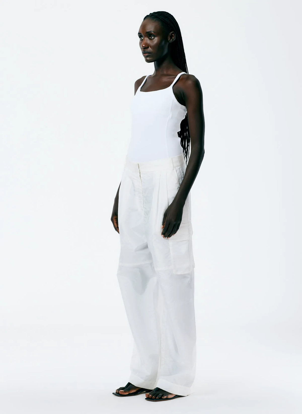 Ribbed T-Shirt Racerback Bodysuit