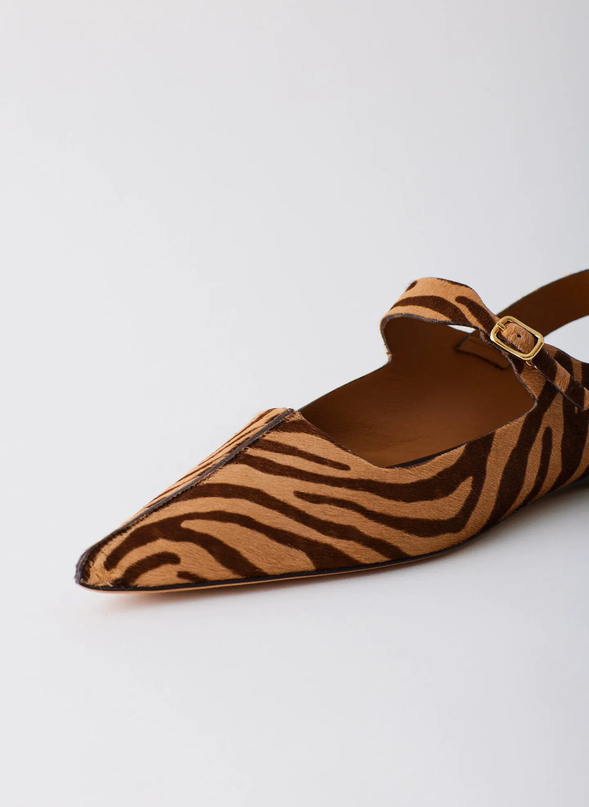 Pony Zebra Print Rudolph Sandal