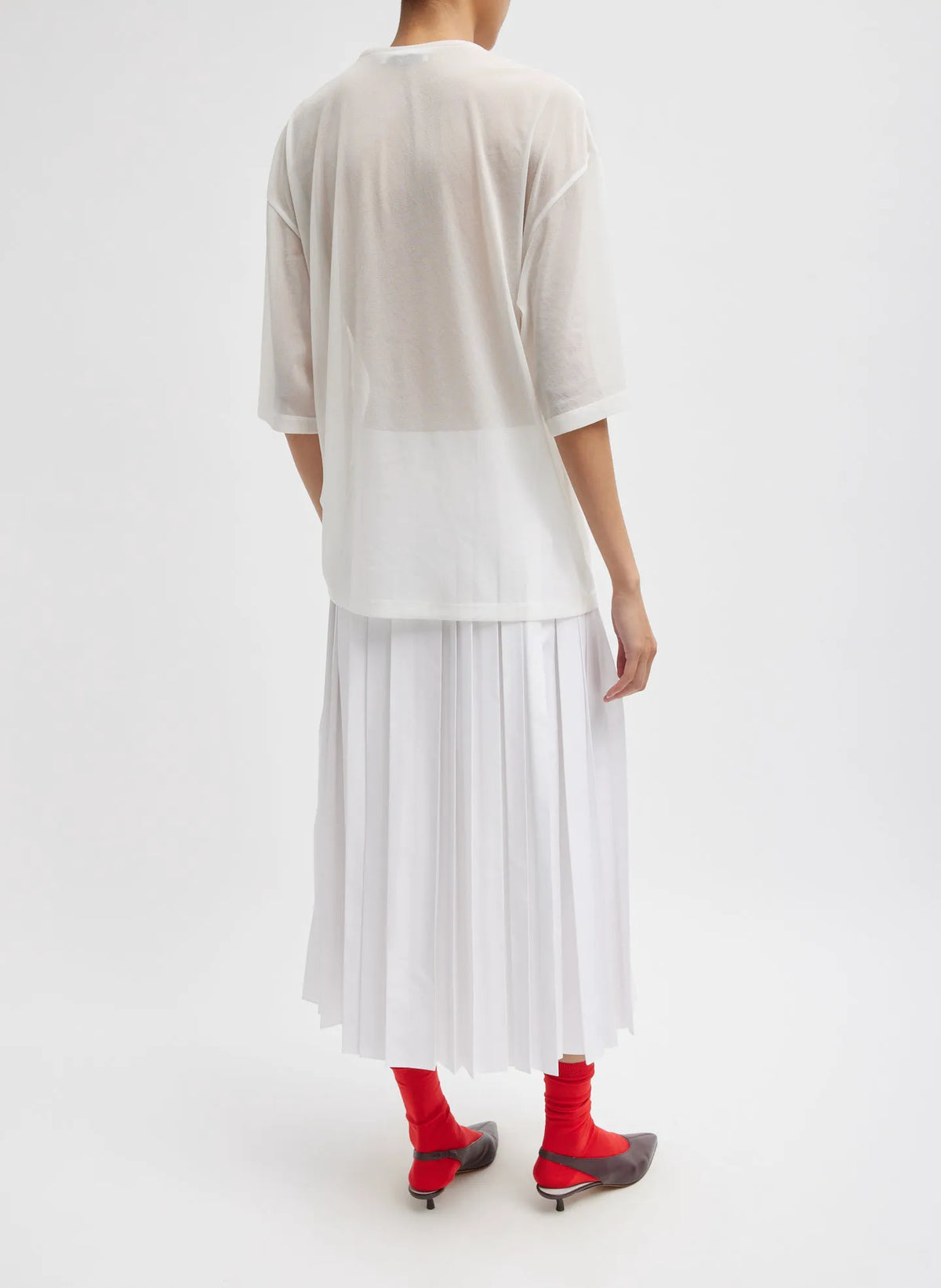Sheer Gauze Easy T-Shirt