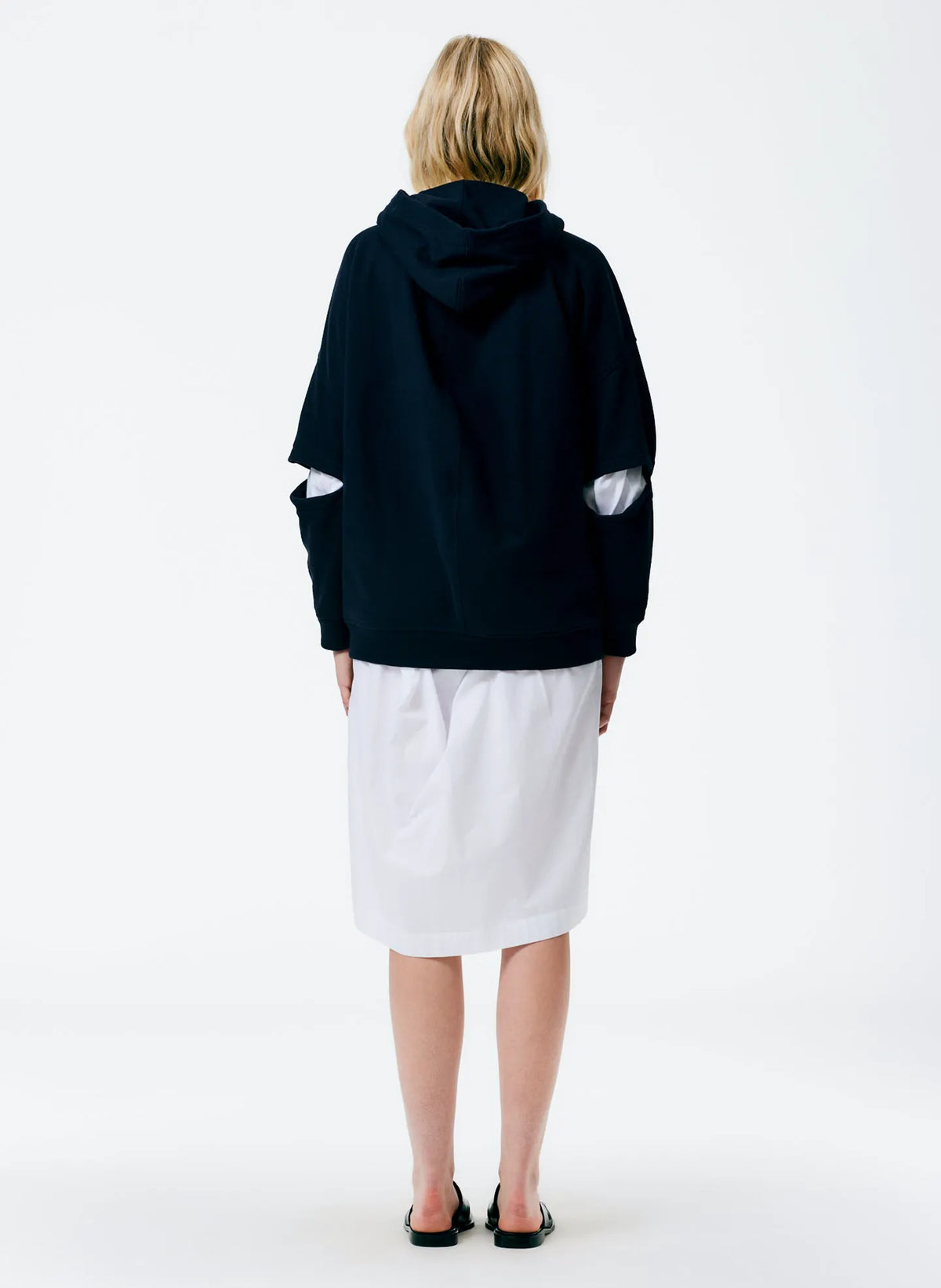 Hooded Cocoon Sweatshirt