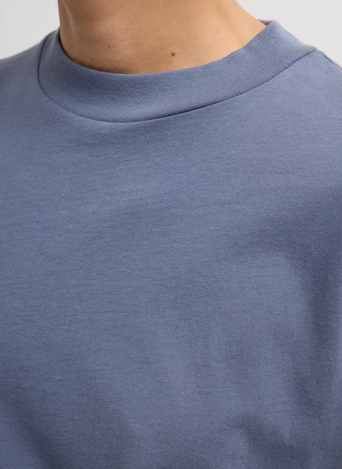 Mock Neck Unisex T-Shirt