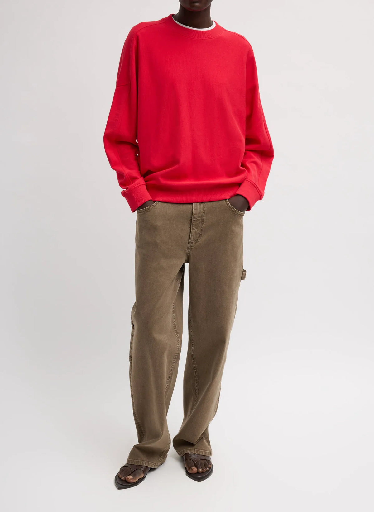 Light Weight Sweatshirting Crewneck Sweatshirt