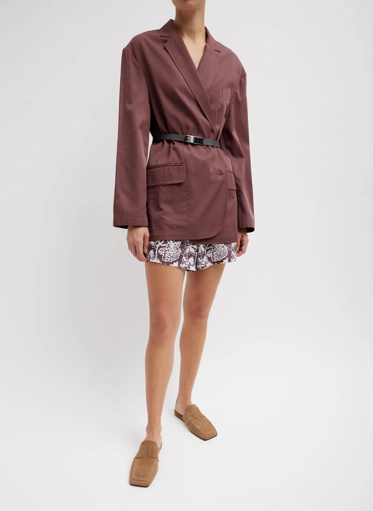 Recycled Nylon Batik Pull On Shorts