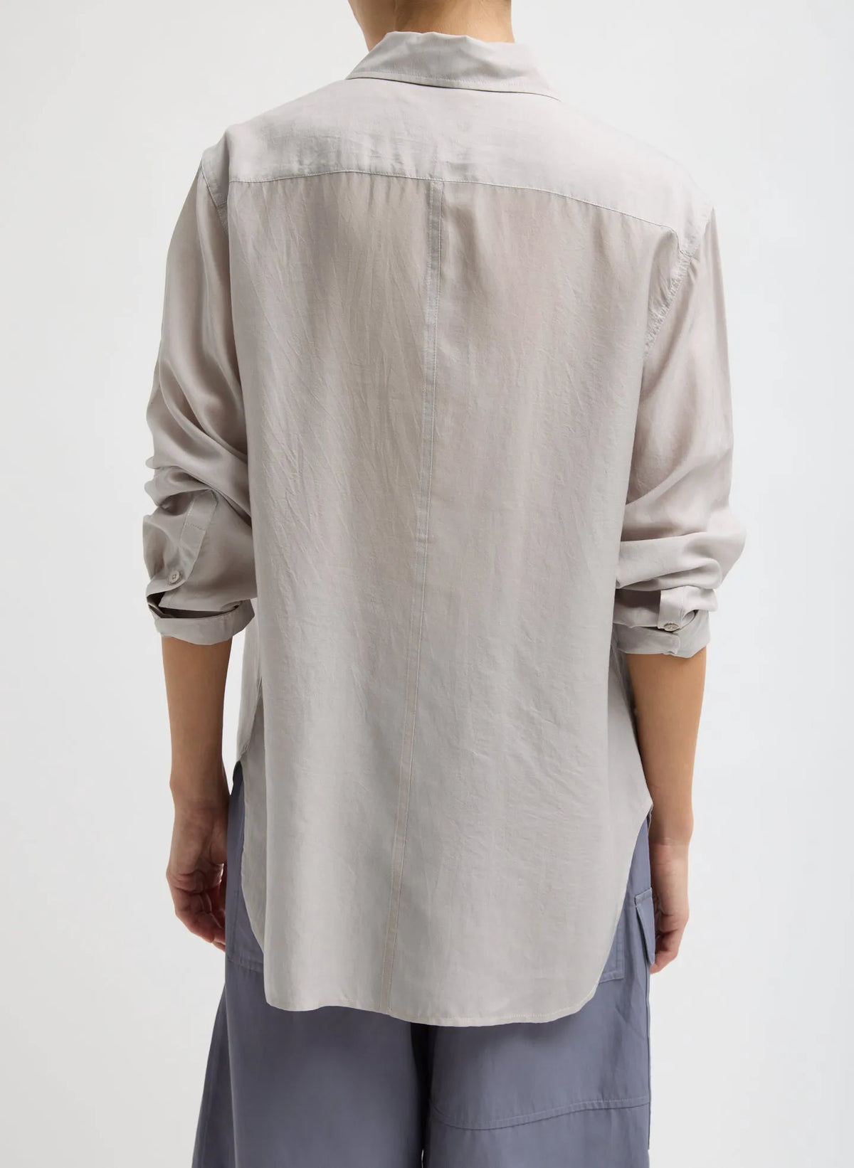 Silk Voile Charlie Men's Slim Shirt