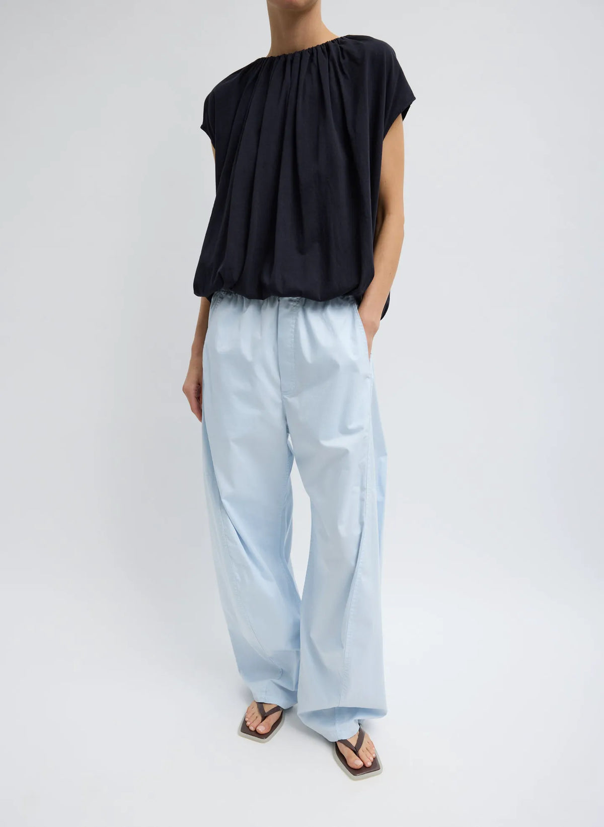Garment Dyed Silky Cotton Winslow Pull On Pant
