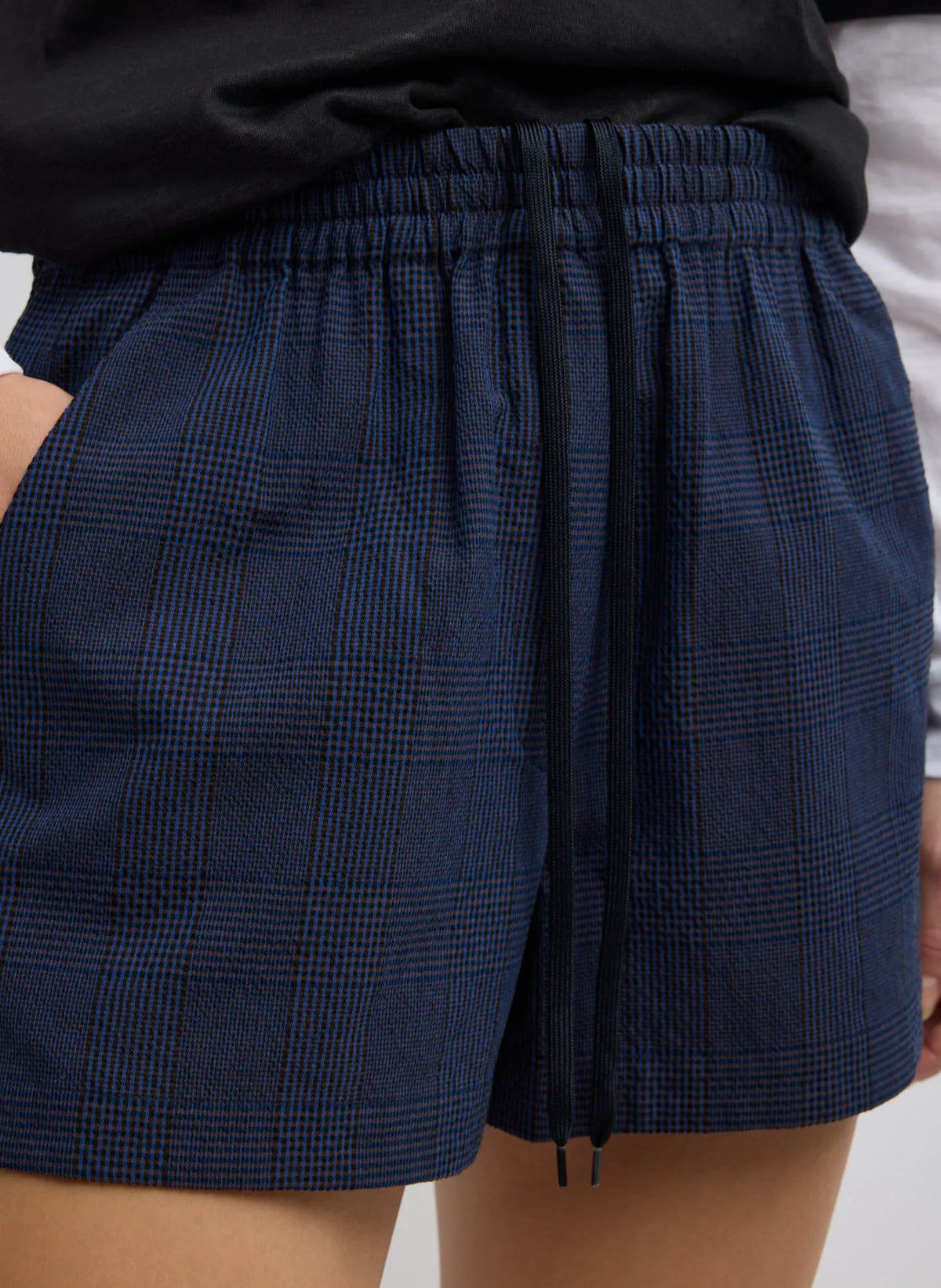 Menswear Crepon Pull On Shorts