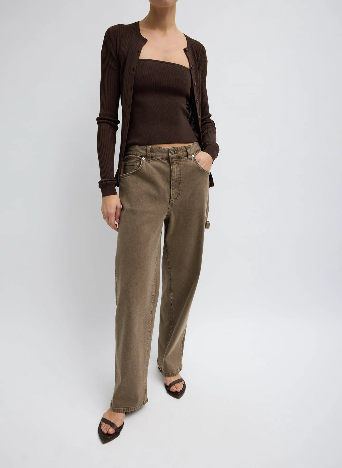 Ribbed Sweater Tube Top