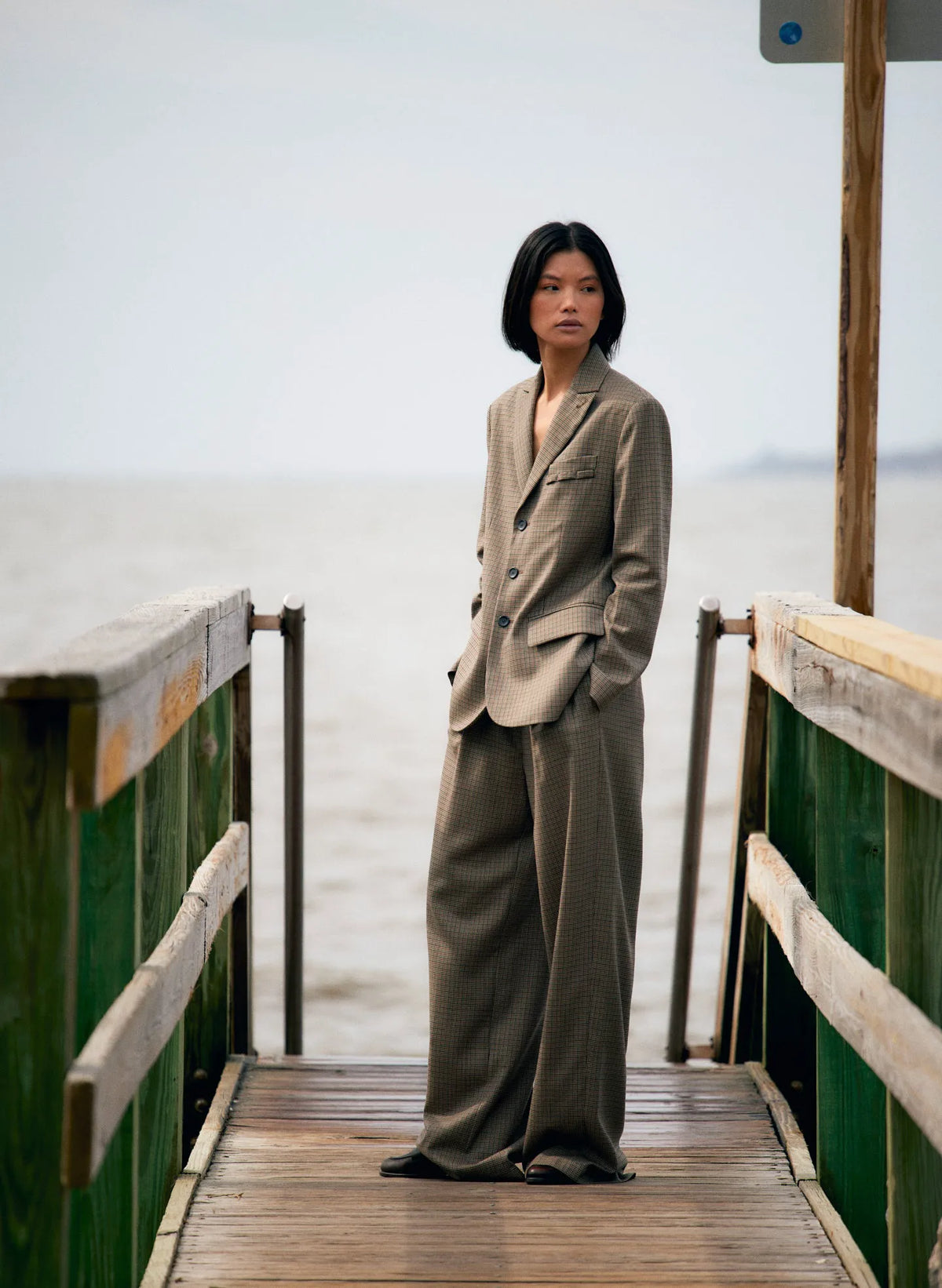 Thomas Menswear Check Marit Pullon Pant