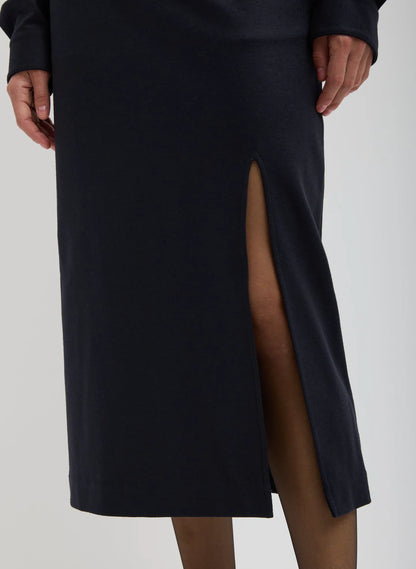 Double Knit Midi Pencil Skirt