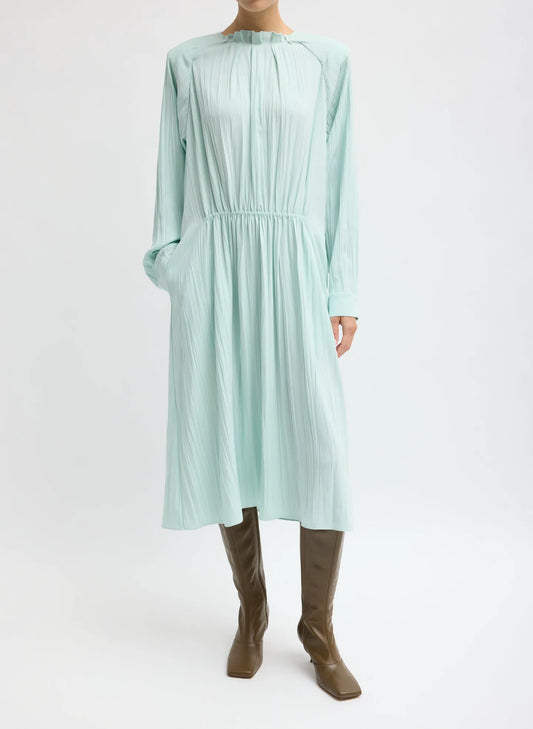 Creased Acetate Drape Merryl Dress