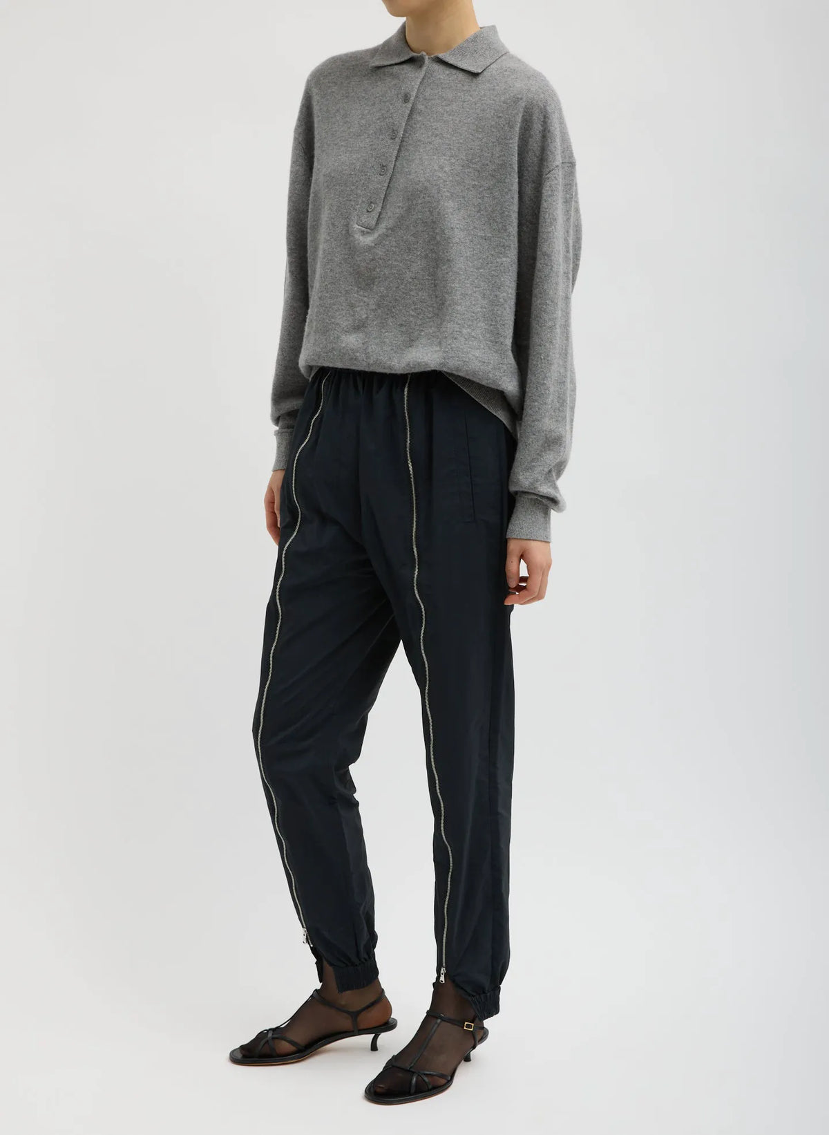 Nylon Zipper Jogger
