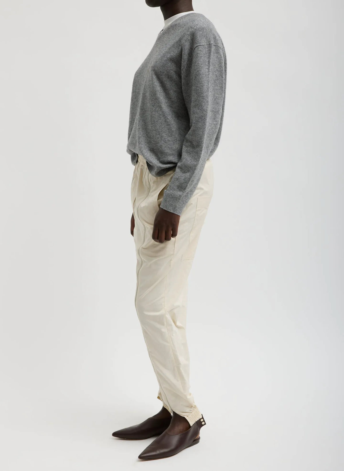 Nylon Zipper Jogger