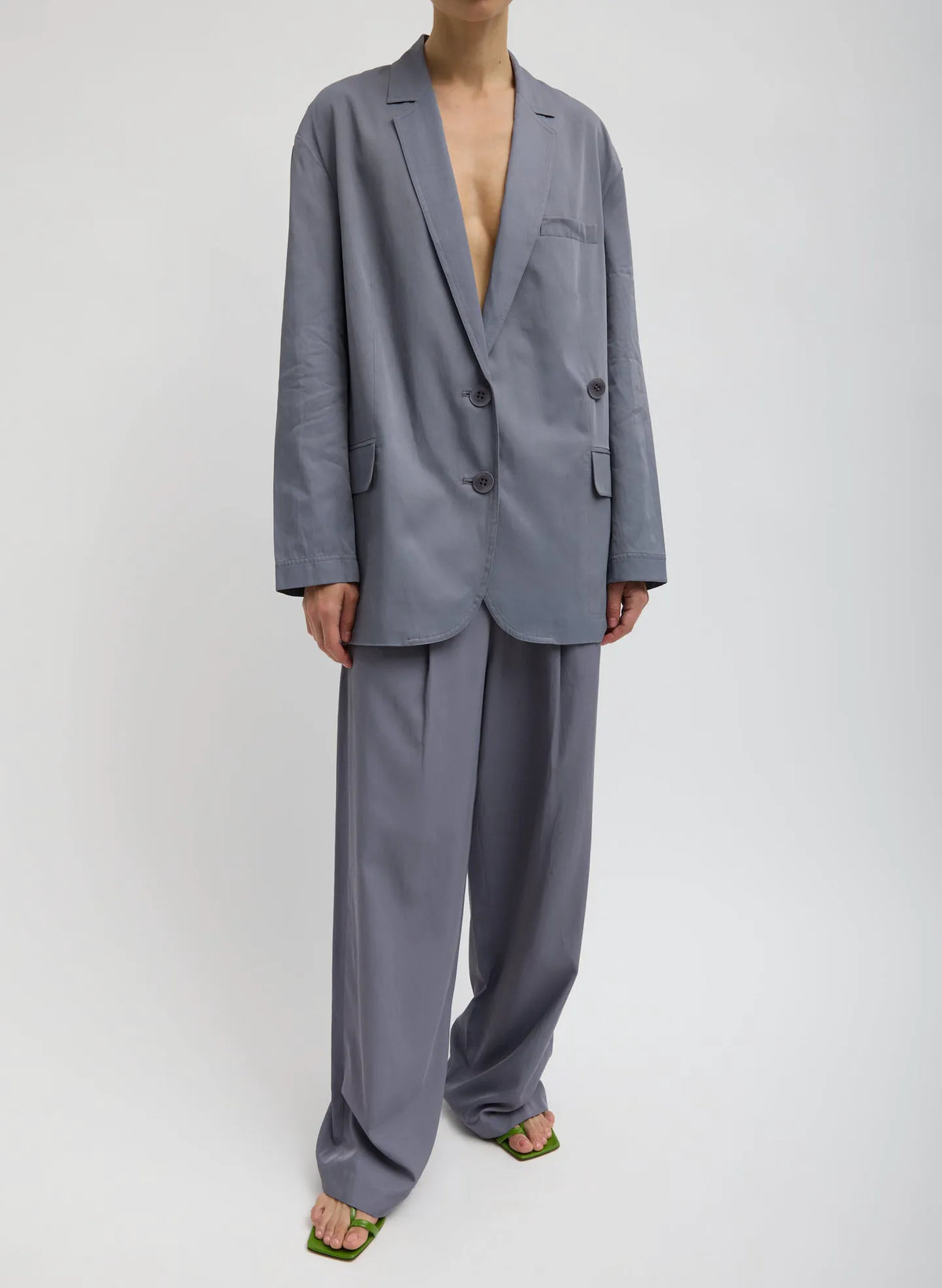 Drapey Suiting Liam Blazer