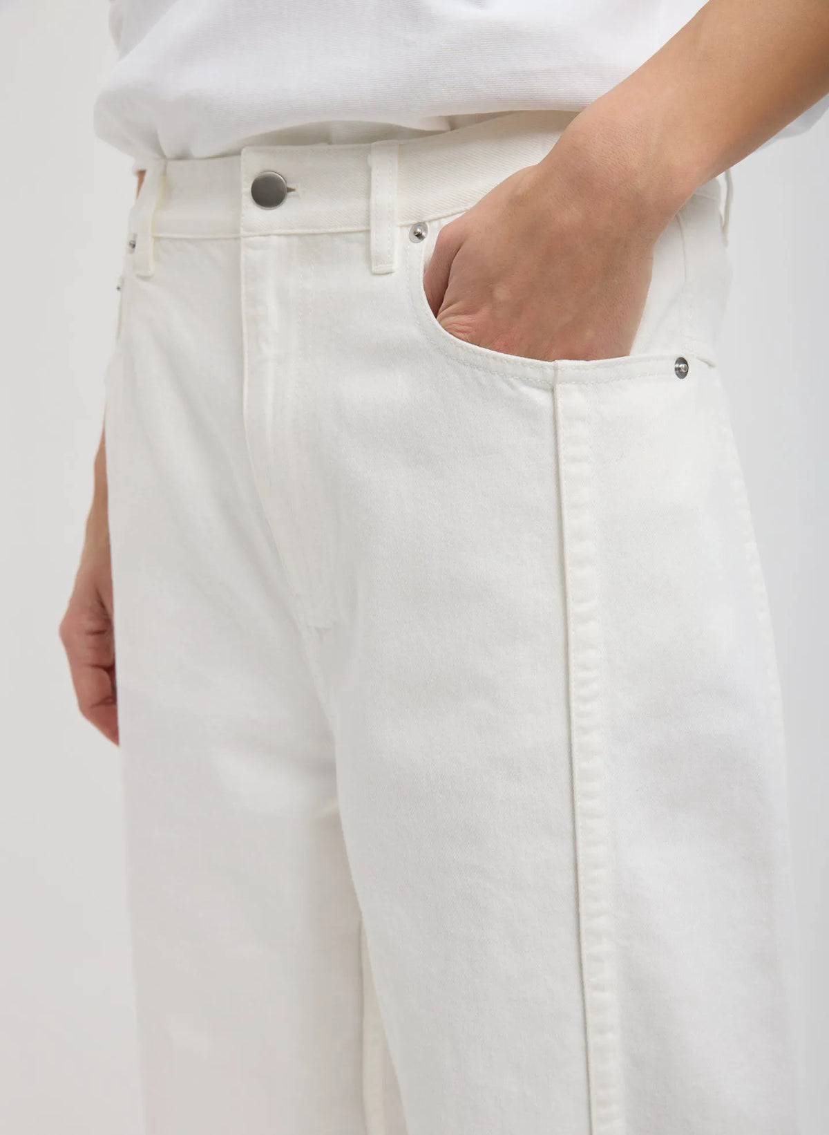 Spring Denim Tuck Jean