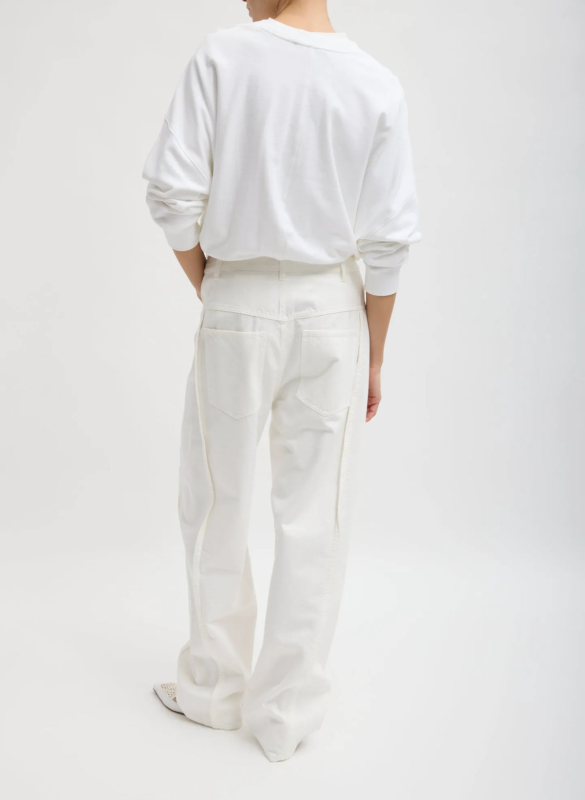 Spring Denim Tuck Jean