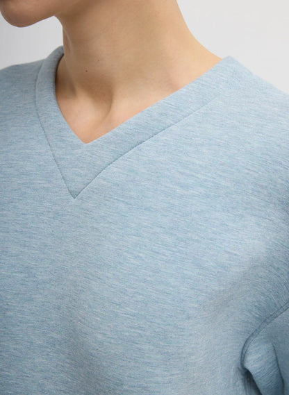 Bonded Viscose Easy V-Neck