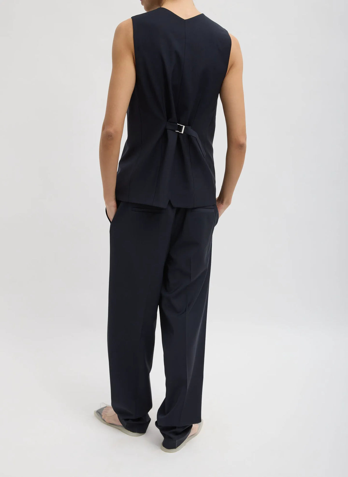 Tropical Wool Easy Vest