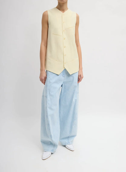 Tropical Wool Easy Vest
