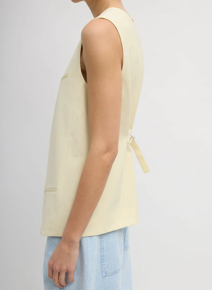Tropical Wool Easy Vest