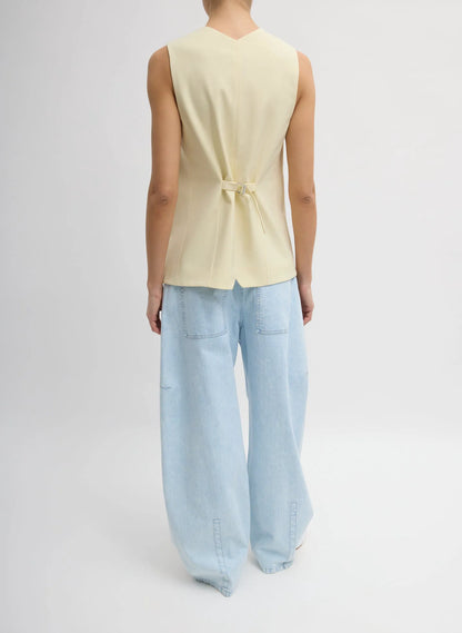 Tropical Wool Easy Vest