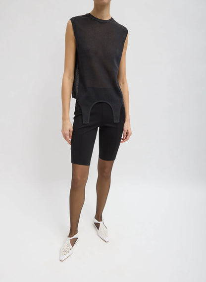 Crispy Sleeveless Sweater