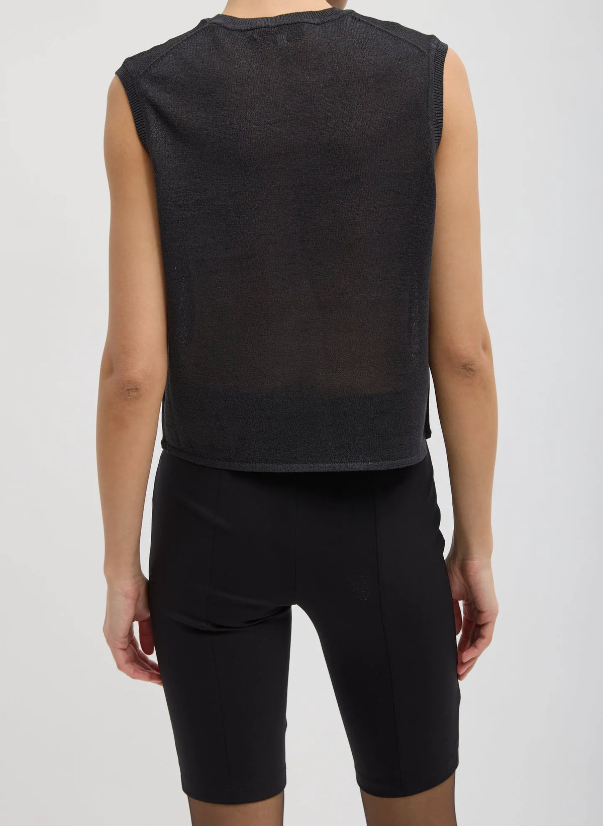 Crispy Sleeveless Sweater