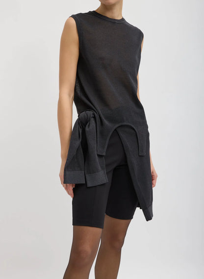 Crispy Sleeveless Sweater