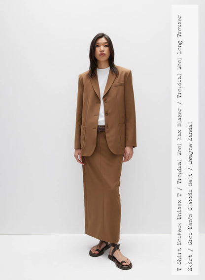 Tropical Wool Max Blazer