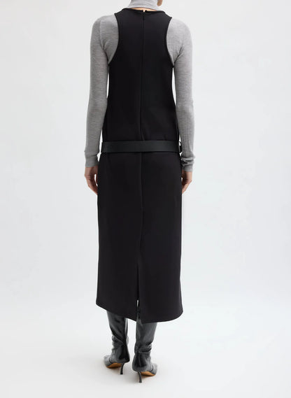 Compact Ultra Stretch Knit Sleeveless Dress