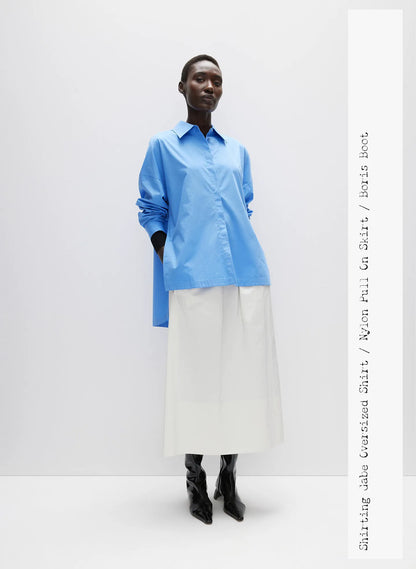 Nylon Pull On Full Skirt