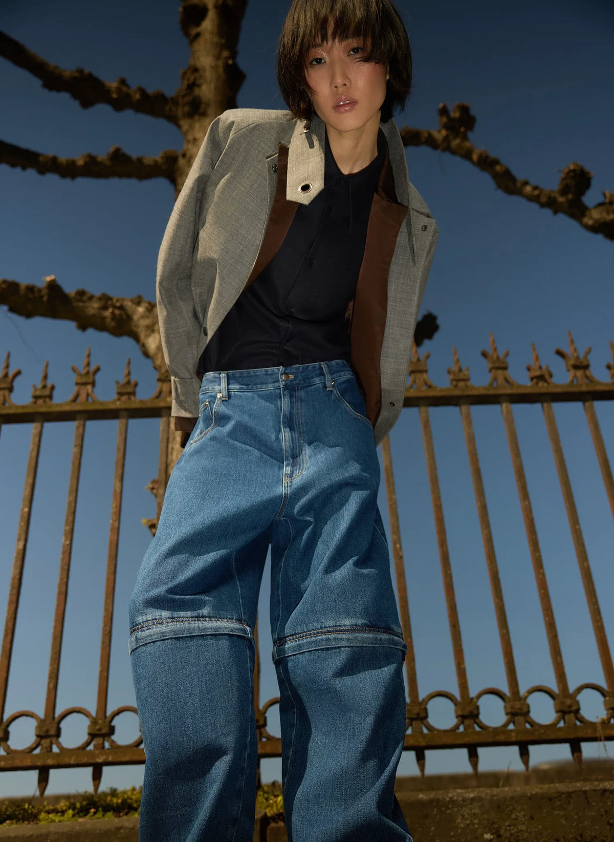 Lars Denim Convertible Zip Jean