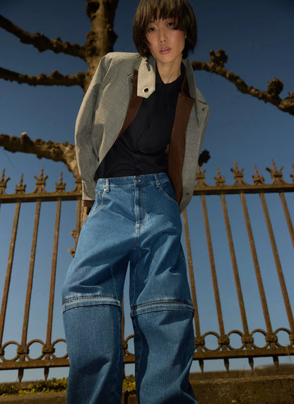 Lars Denim Convertible Zip Jean