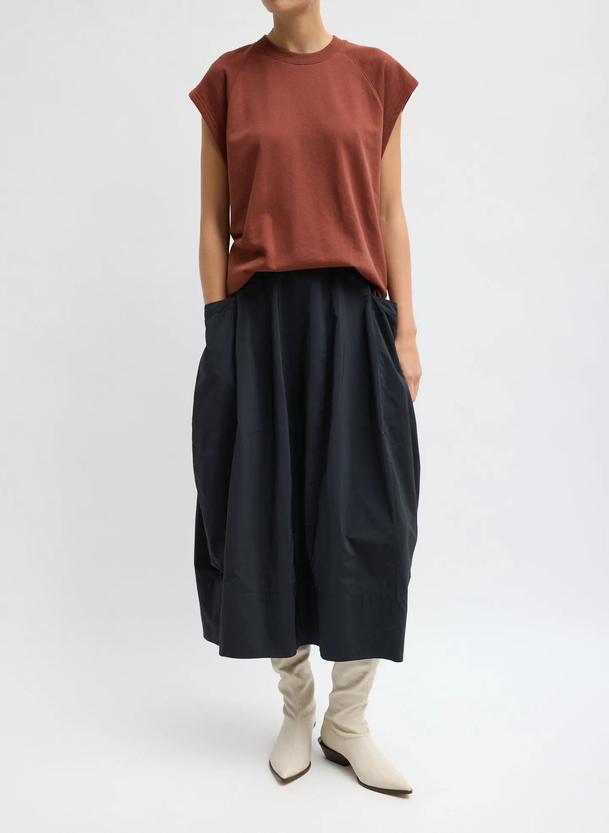 Nylon Lantern Skirt