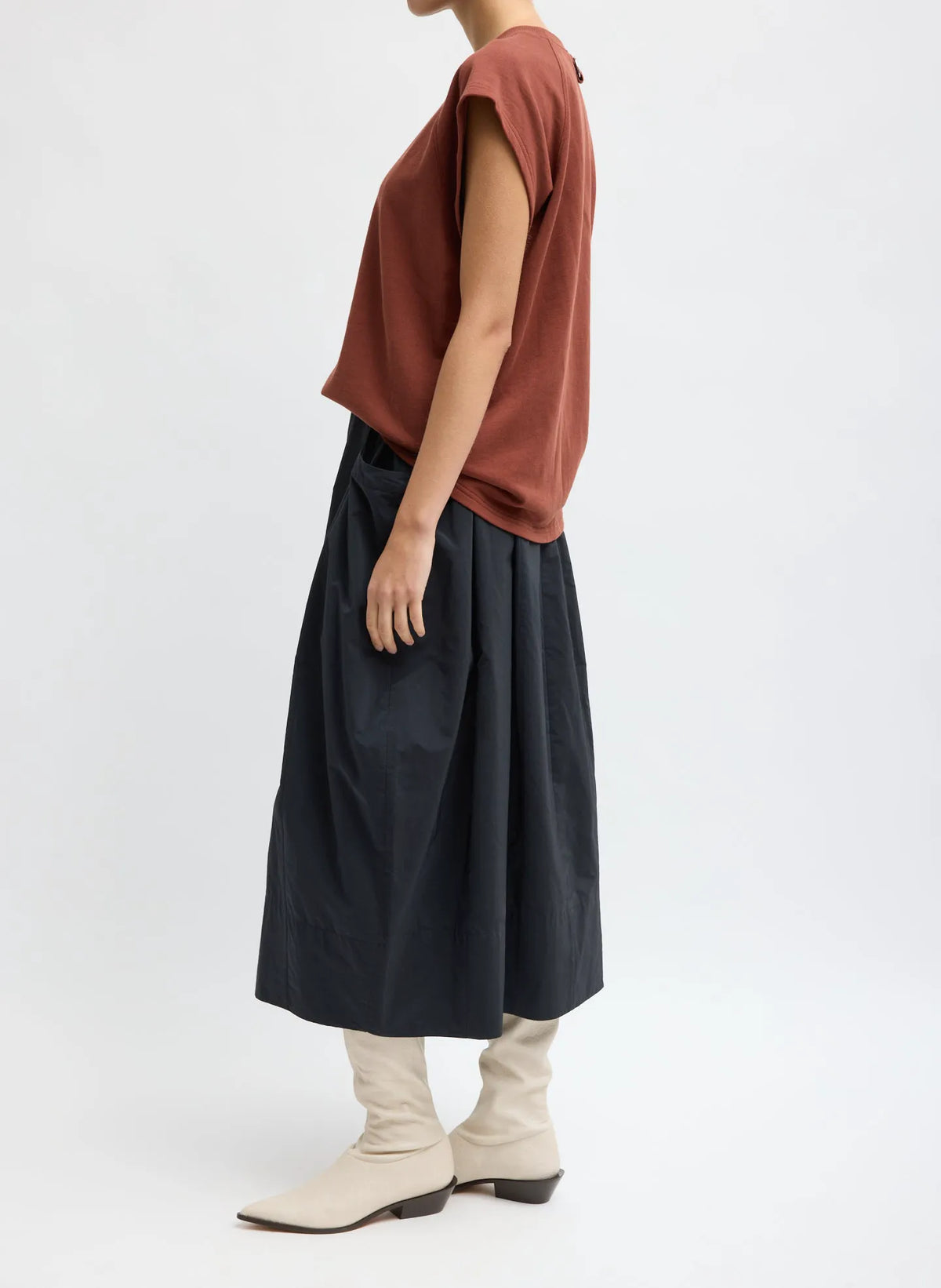 Nylon Lantern Skirt