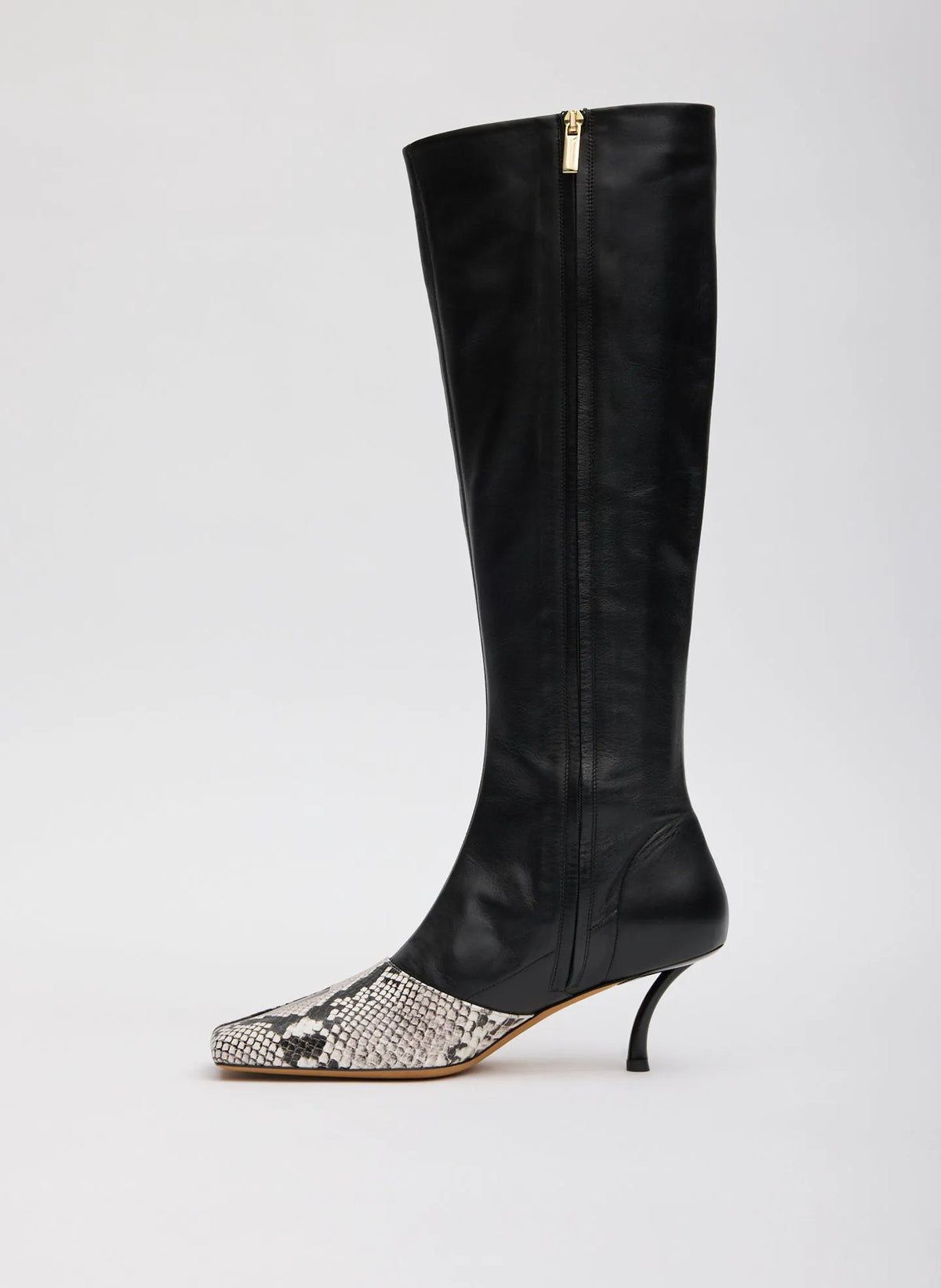 Brannon Snake Embossed Illusion Boot